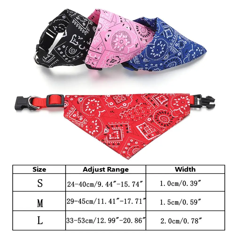 Dog Bandanas Large Pet Scarf Pet Cotton Plaid WashableBow ties Collar Cat Dog Scarf Large Dog Accessories Kerchief