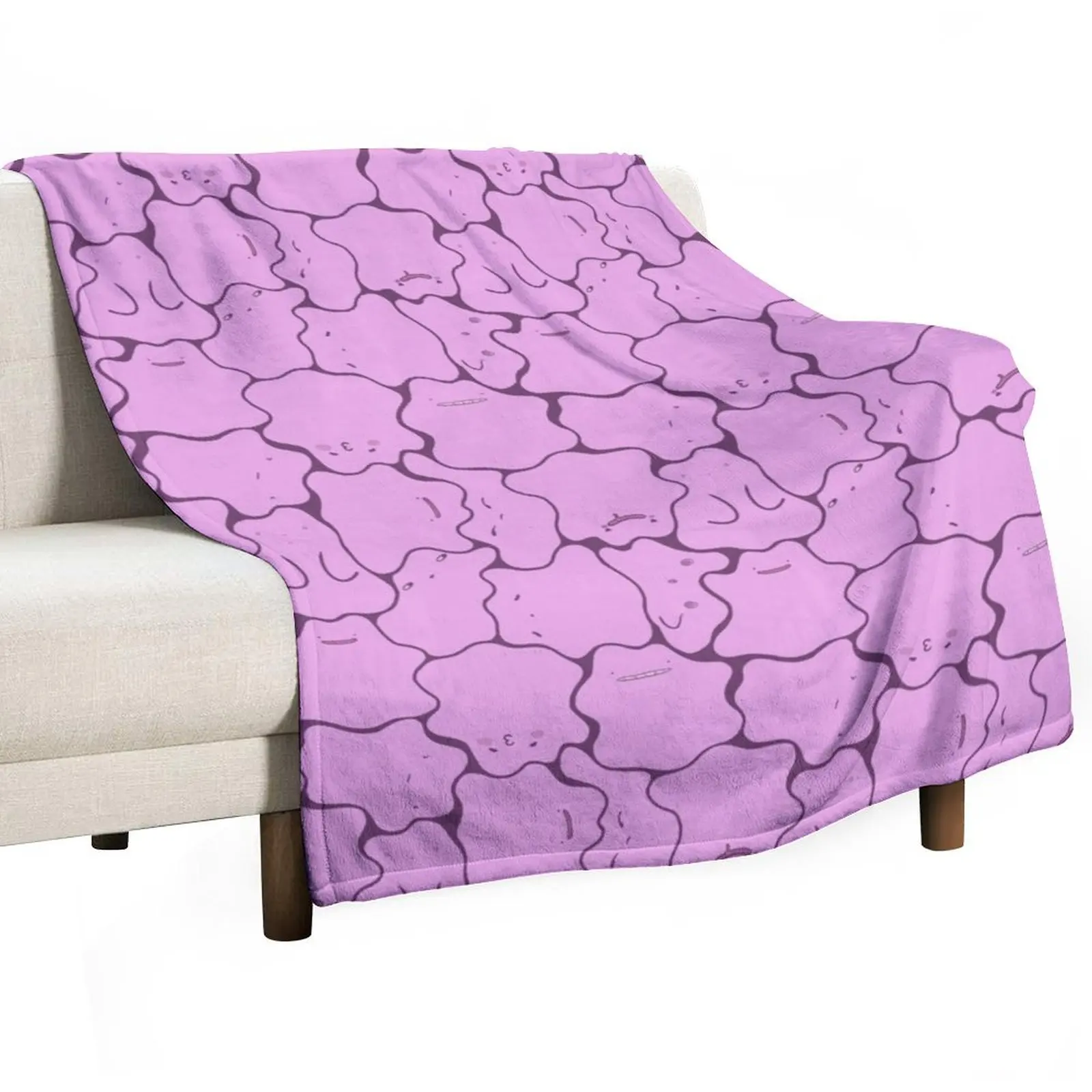 

Ditto Pattern (no shiny) Throw Blanket Tourist For Decorative Sofa Stuffeds for winter Blankets