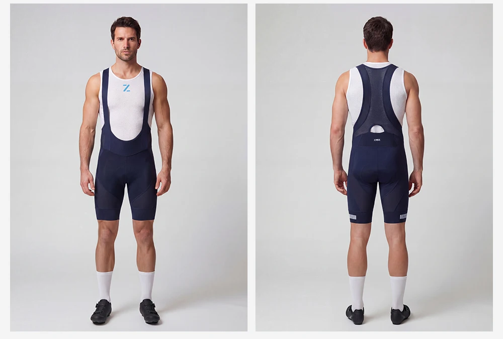 ZRSE Herren-Radhose mit Trägern, 7H, Italien, gepolstert, atmungsaktives Material, Herren-Fahrradbekleidung, MTB, Rennrad, Frühling, Sommer, bequem zum Radfahren. – Detail 18