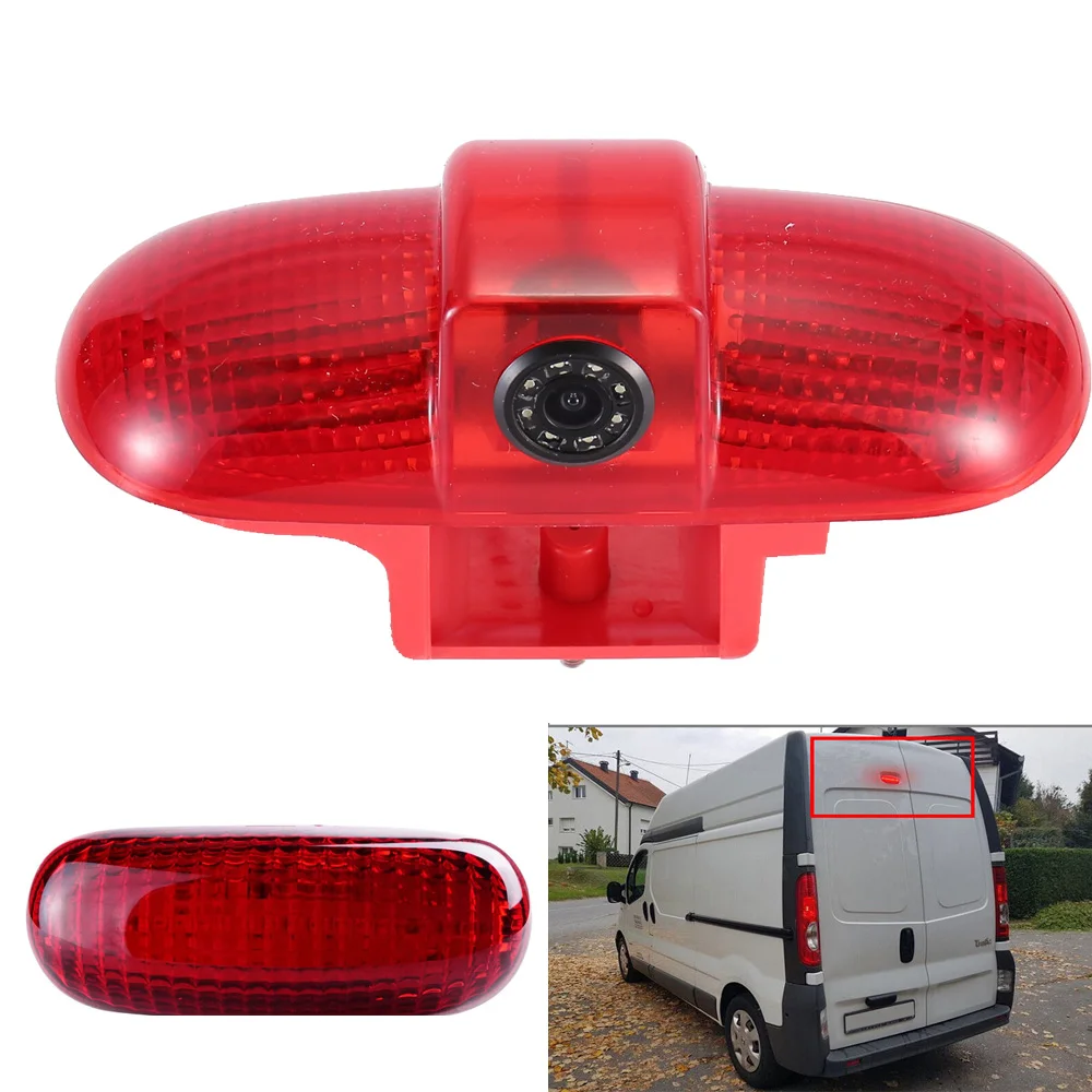 

car rear view camera for Nissan Primastar Diesel Petrol Chassis Bus FWD X83 CAIXA 2001-2014 brake light Waterproof HD