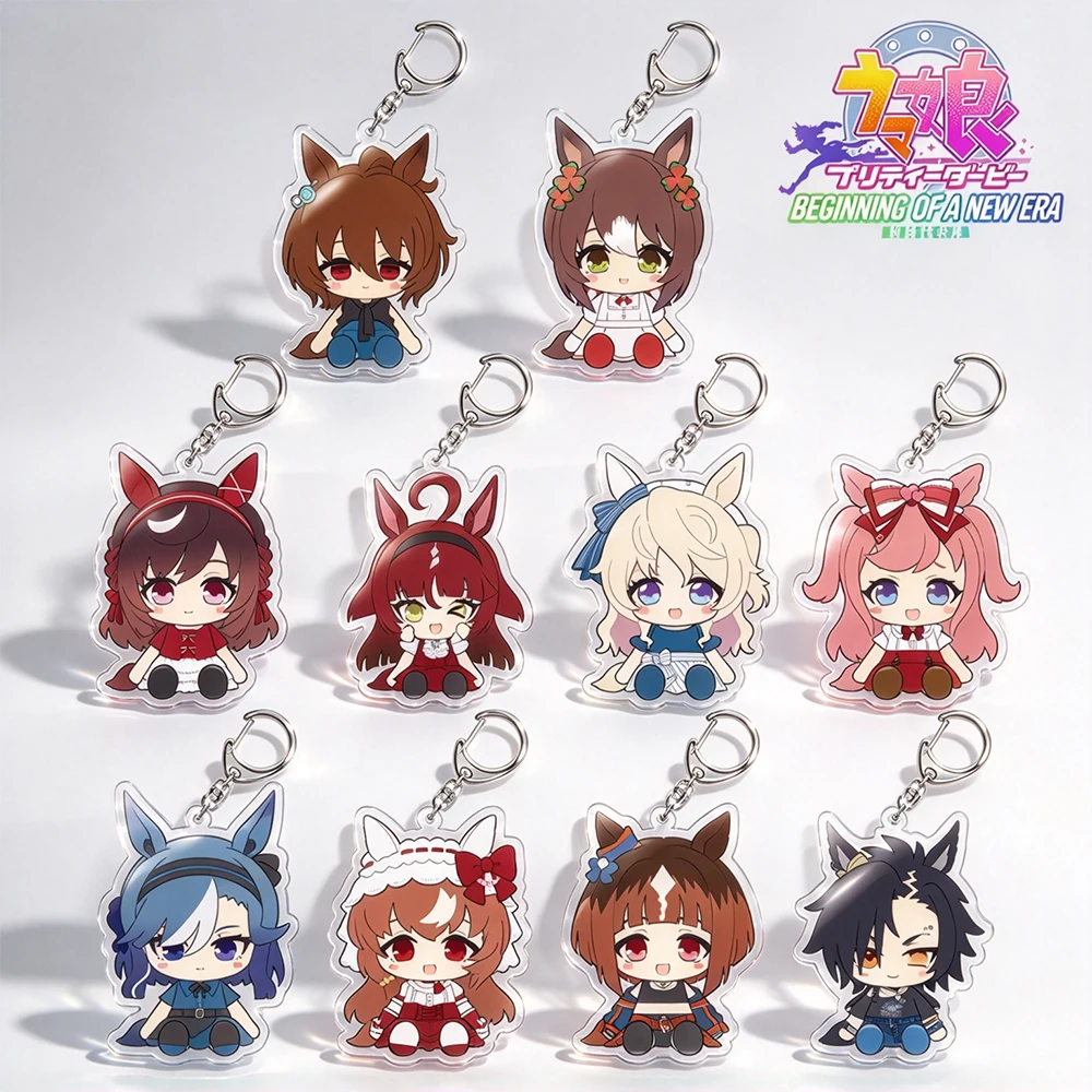 Uma Musume Pretty Derby BEGINNING OF A NEW ERA Casual Acrylic Keychain Still In Love Transcend Loves Only You Agnes Digital Gift