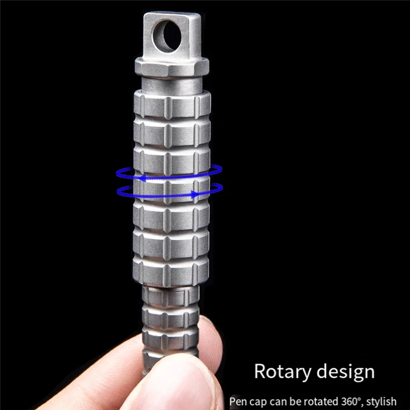 

【Superdeals】Multifunctional Titanium Alloy Mini Pocket Pen Key Chain Pen Portable Writing Pen