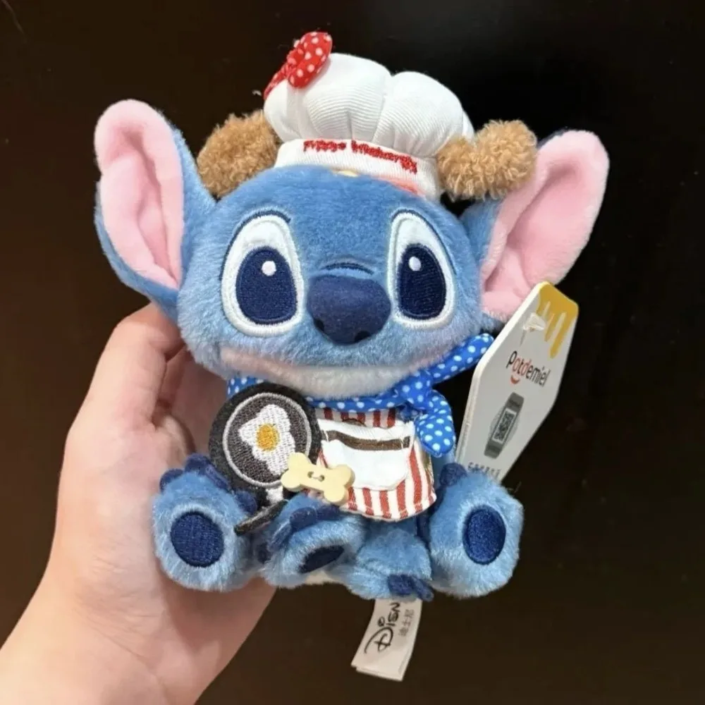 

Kawaii Stitch Red Kitchen Set Plush Doll Cute Cartoon Bag Pendant Accessories Birthday Gift for Girlfriend Girl's Gifts Toys