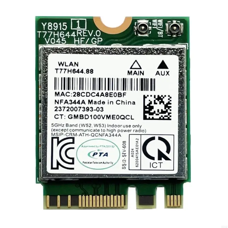 

B0KF Advanced Dual-Frequency Wi-Fi Adapter 1200Mbps QCNFA344A Wireless Card