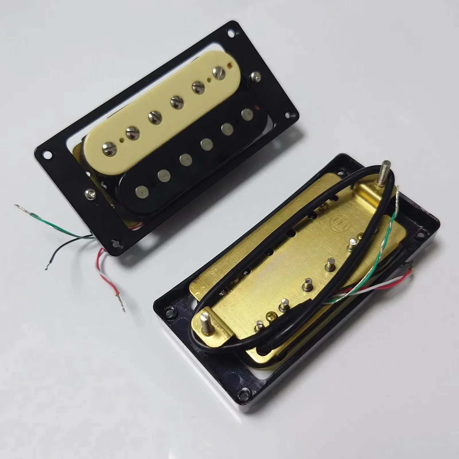 متجر H X Shop - لاقط الجيتار الكهربائي Humbucker مع 1V1T Switch Wiring Harness 4C لقطع غيار جيتار LP SG