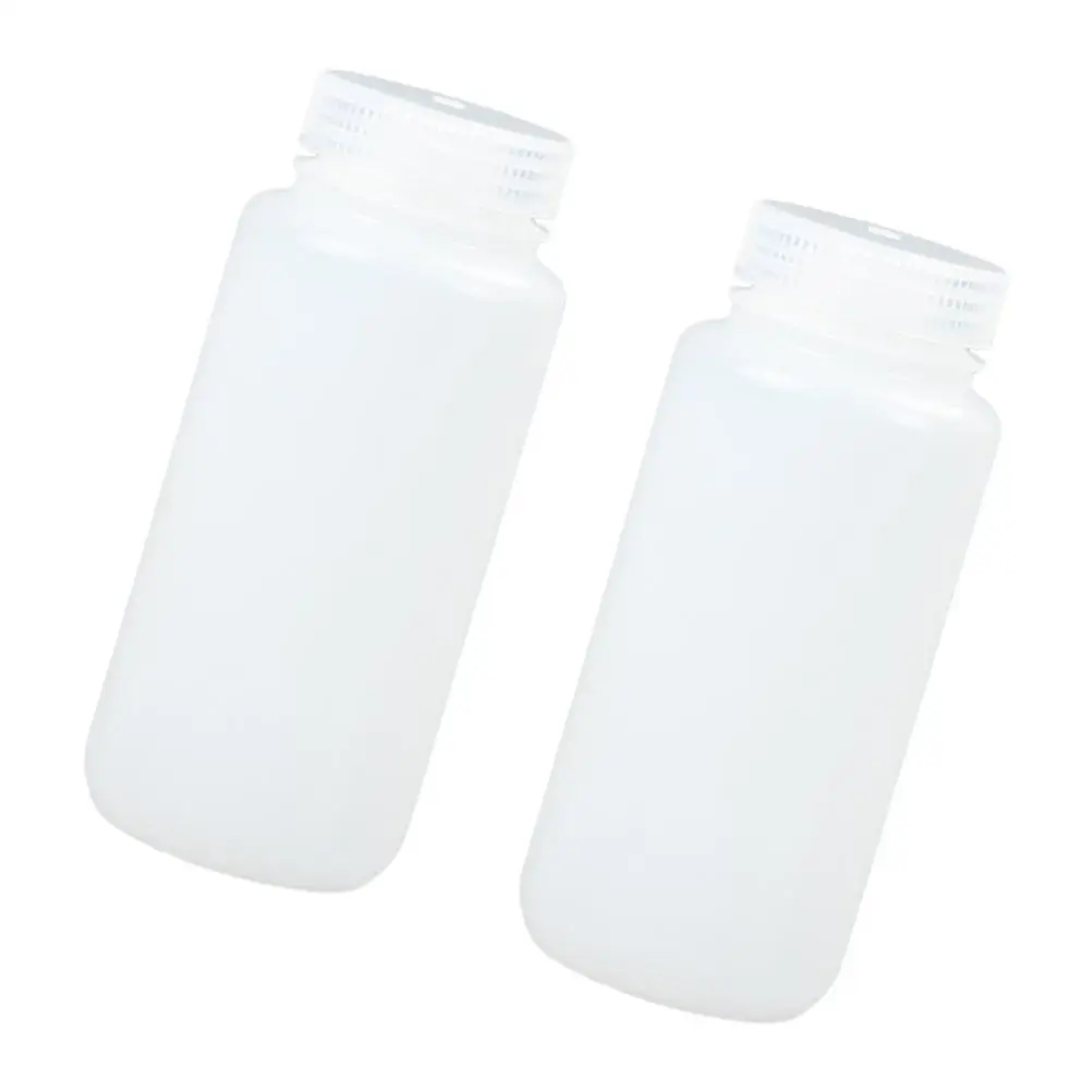 

2 Pcs Bottle Glass Mouth Laboratory Refillable Empty Water Perfume Container Seal Travel