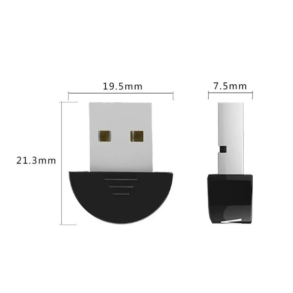 Mini USB Bluetooth 5.0 Adapter Dongle High Speed Transmitter Mini Bluetooth 5.0 USB Receiver For PC Computer Laptop