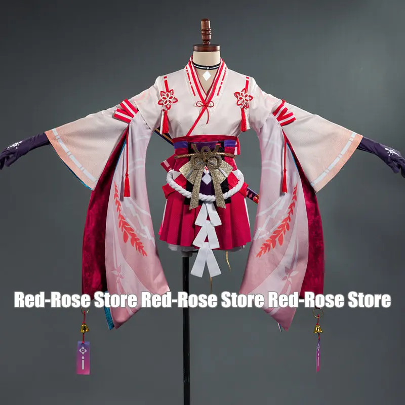 Demon Knife Girl Yoto Hime Onmyoji  Anime Cosplay Costume Youtouhime kimono Naraka Bladepoint Dress Halloween Full Set Wig Woman