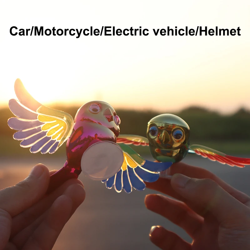 

Car ornaments,electric vehicle birds Toy, motorcycle rearview mirror accessories, office desktops ornaments, festival gifts