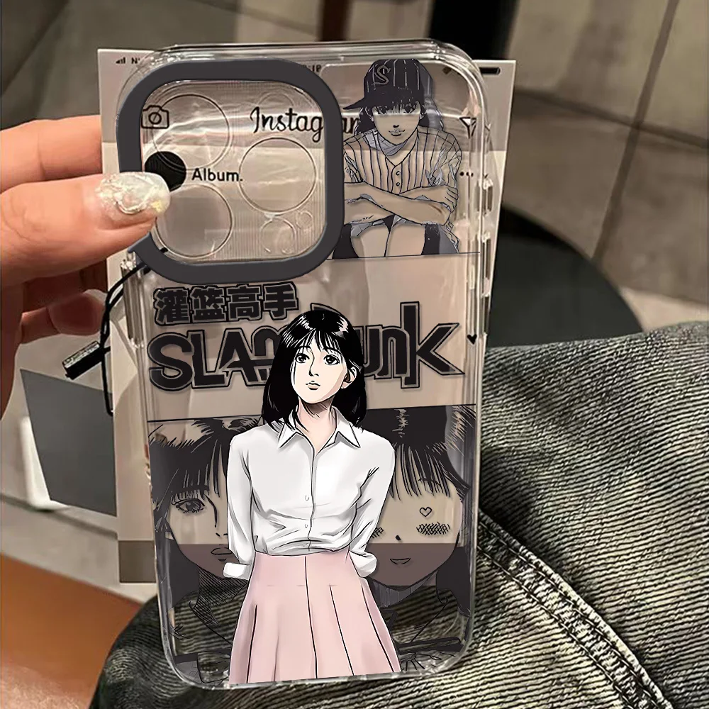 Funda de teléfono transparente Anime Cool Slam Dunk para Huawei P 30 50 Pro Lite Nova 5 6 7 9 7SE Pro 5G