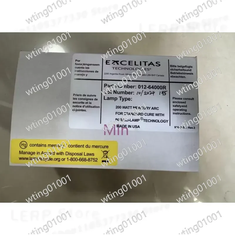 for EXCELITAS EXFO Lumen Dynamics 012-64000R S2000 S1500 High Intensity Ultraviolet Curing Lamp Module Replacement Part
