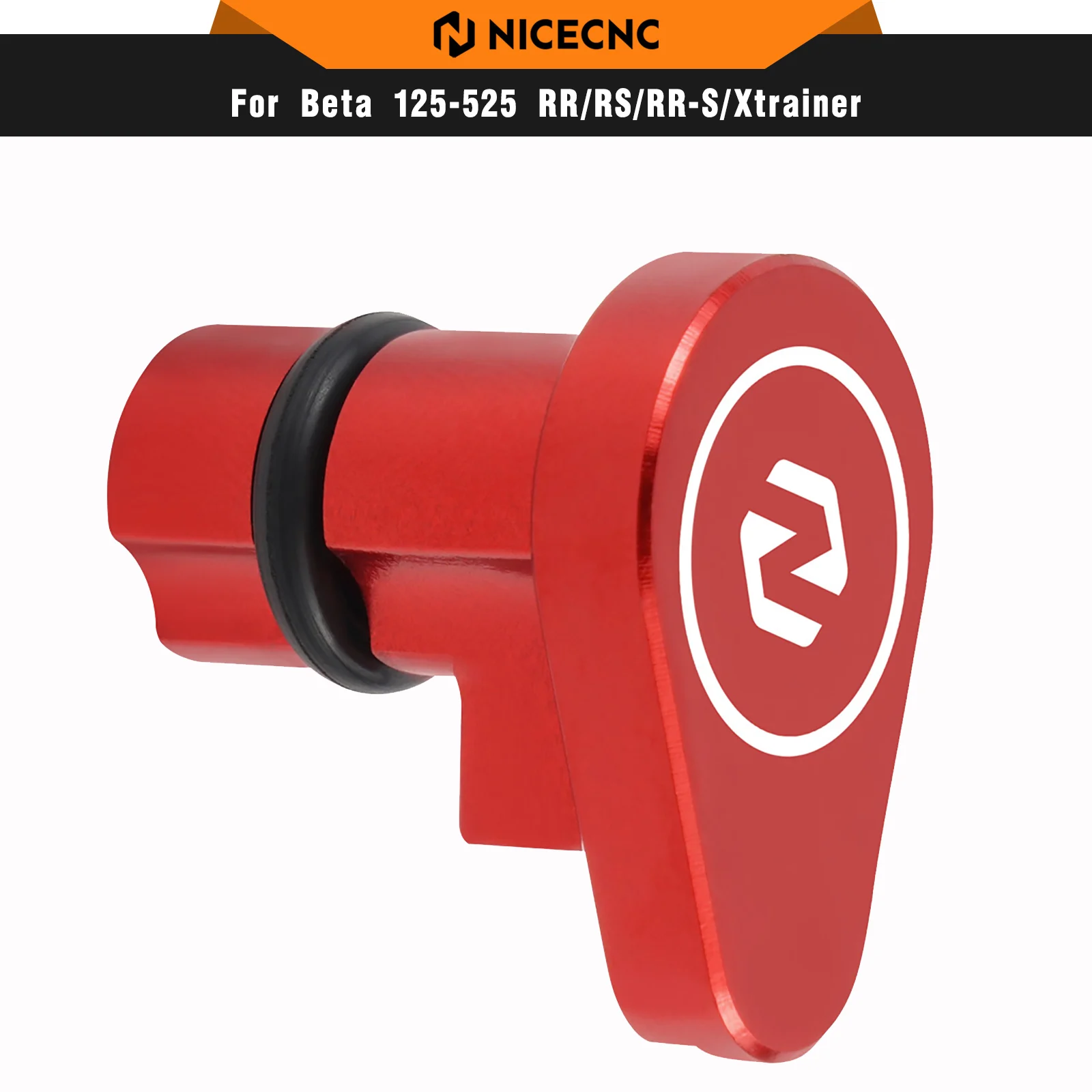 

NICECNC Steering Lock Plug Cap Cover For Beta XTRAINER 300 RR300 RR250 RR200 RR125 RR350 RR390 RR430 RR480 2020-2024 RX300 21-24