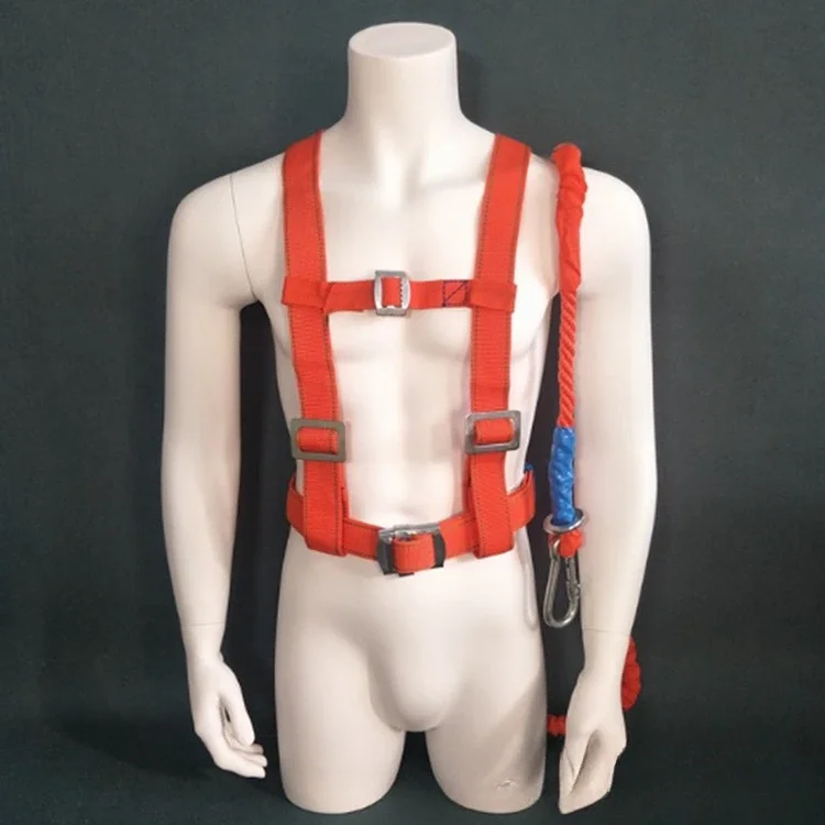 Outdoor Fall Prevention High-altitude Safety Rope Set Air Conditioning Construction Electrician Belt Wear-resistant Safety Belt