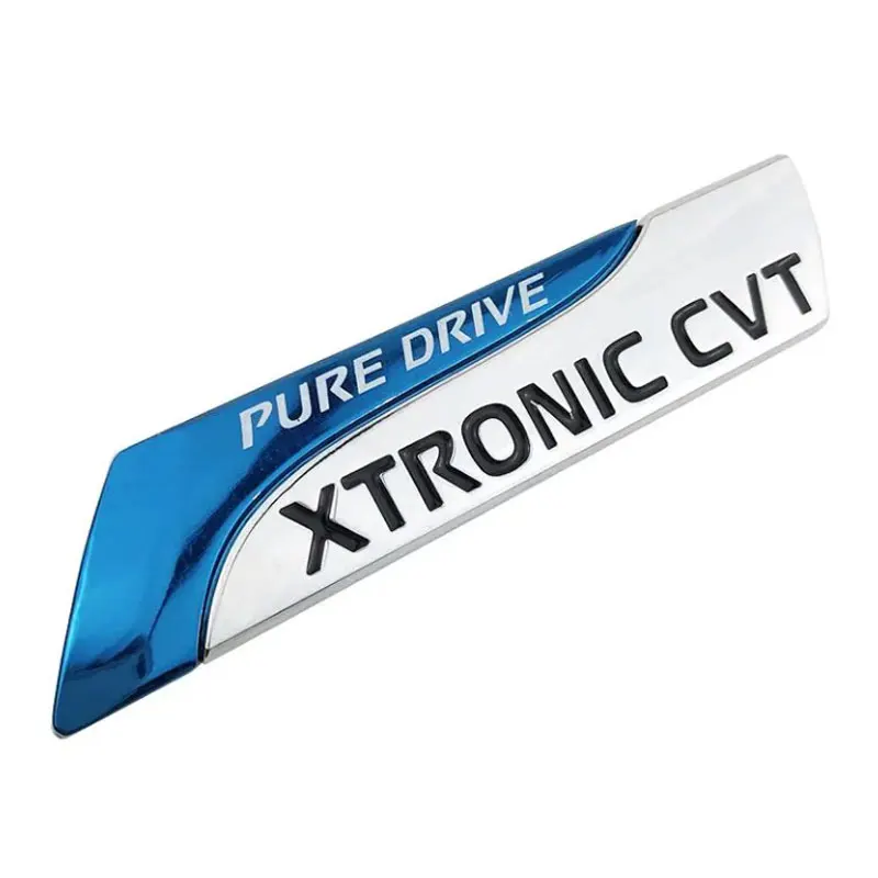 PURE DRIVE XTRONIC CVT letter logo car stickers for Nissan Sylphy Teana hacker Trent refit fender side CVT rear trunk label