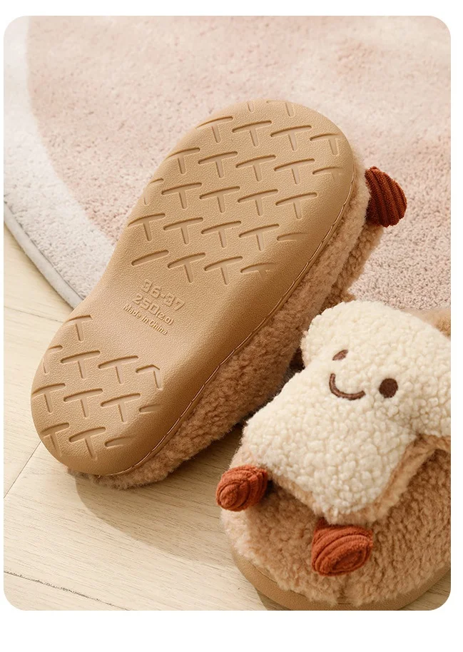 Neue Flauschige Lammfell-Hausschuhe für Damen, Winter-Komfort-Plüsch-Mules, Flauschige Schlafzimmer-Lounge-Schaffell-Hausschuhe für Frauen – Detail 6