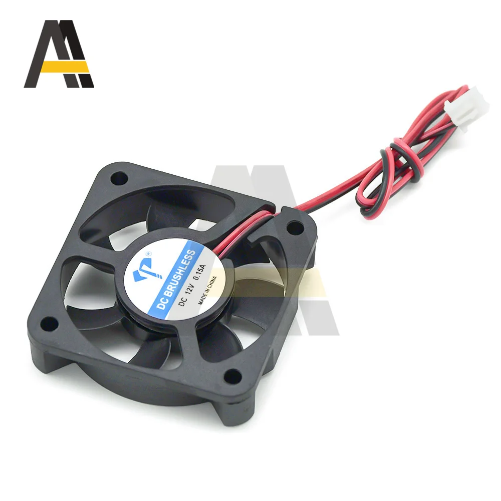 5V 12V 24V 2-wire Micro Cooling Fan 0.15A 5cm DC Turbo Oil Impregnated DC Industrial Fan DC5010 4100RPM 5100RPM 4500RPM