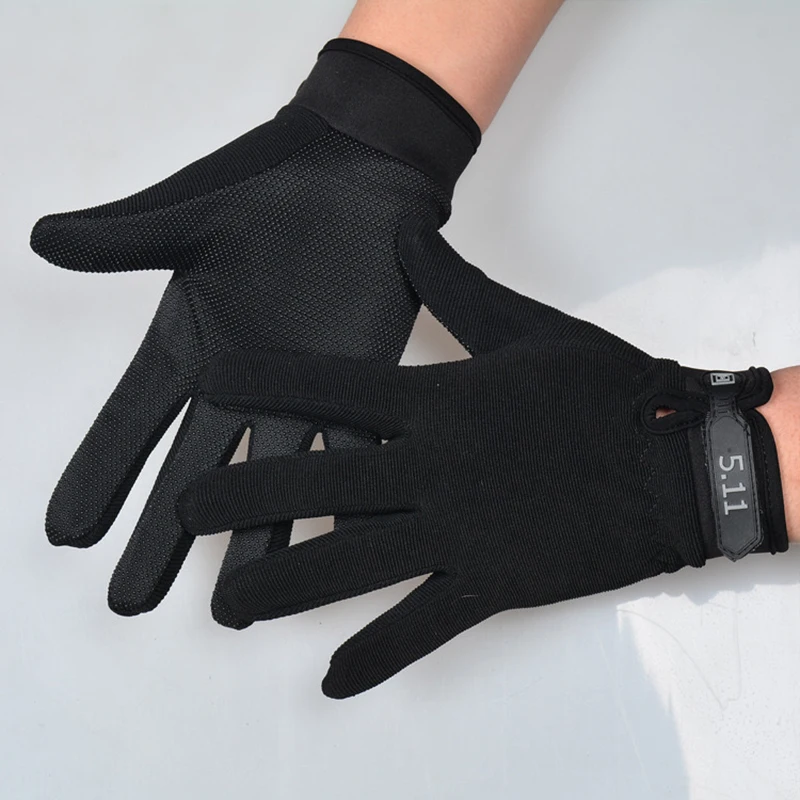 Guantes tácticos ligeros y transpirables para hombre y mujer, guantes antideslizantes de dedo completo, medio dedo, deportes de pesca y ciclismo al aire libre, Verano