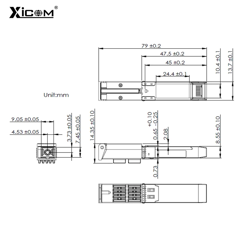 Xicom Xpon Stick ONU 1.25G/2.5G SFP Pon Stick With MAC PPPoE IPoE HGU SC Connector 1310/1490nm 20KM OLT ONU MAC XPON=EPON/GPON