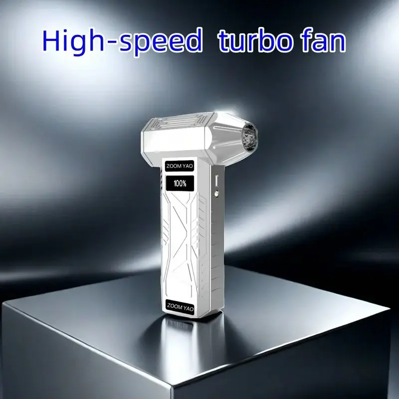 Ventilador violento turbo portátil inalámbrico de alta velocidad, motor sin escobillas, barbacoa para acampar, asistencia de combustión, eliminación de polvo
