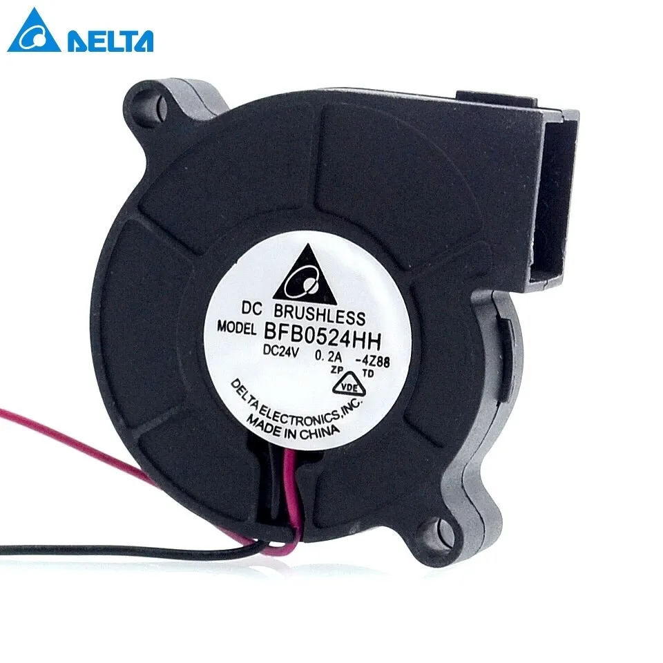 1pcs BFB0524HH 5015 5cm 50mm 24V 0.2A turbine centrifugal blower cooling fan drive for Delta 50*50*10mm for DELTA