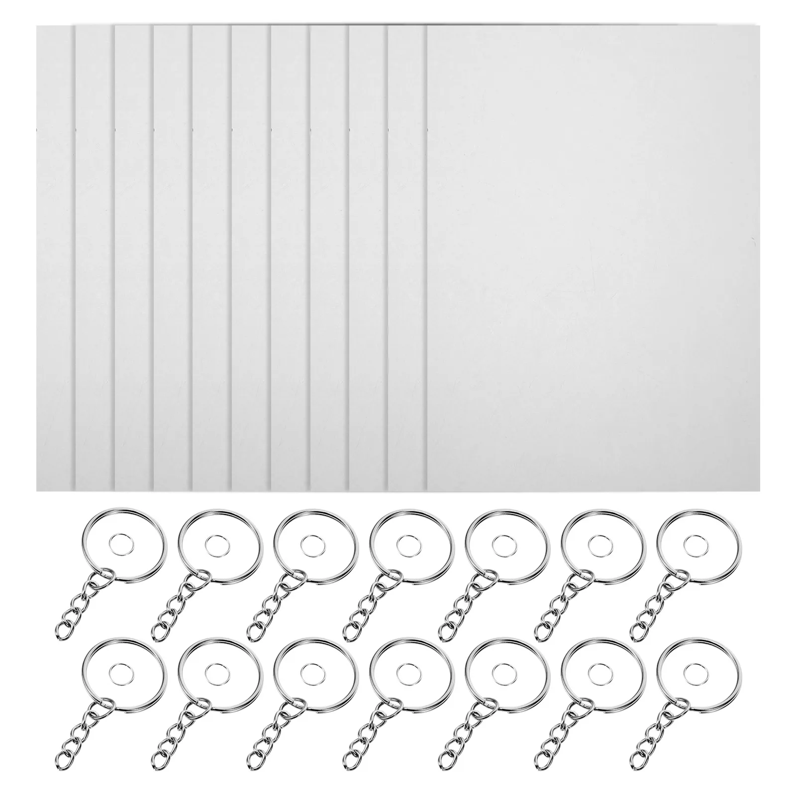 

1 set 1 Set Printable Heat Shrink Sheets Bulk Keychain Diy Craft Kit For Kids Shrink Art Film Paper Handicraft Making Jewelry