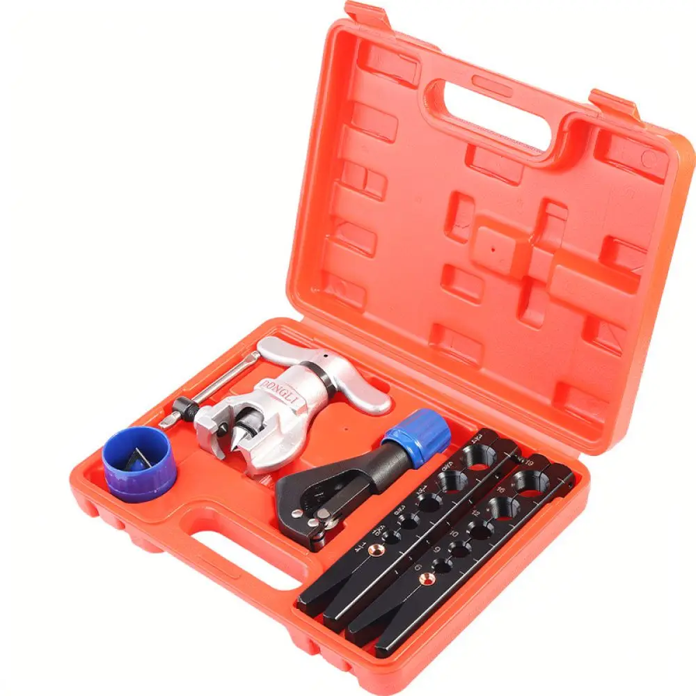 HVAC Eccentric Flaring Tool Kit Copper Tubing Expander Pipe Maintenance Tool HVAC Installation Repair Set Imperial Clamp