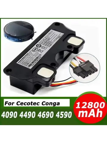 100% 새 제품 Cecotec Conga 4090 4490 4690 4590 14.8V 5200mAh 지능형 청소기 충전 배터리 리튬 배터리