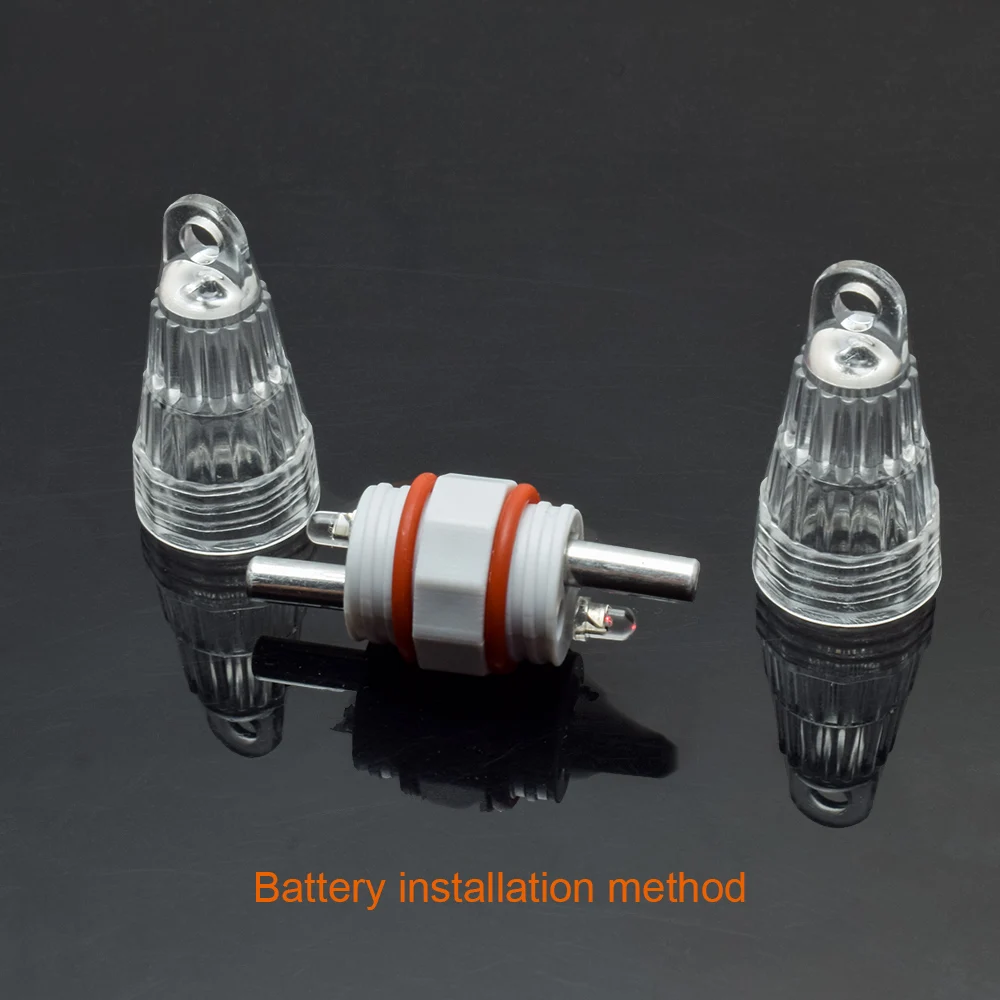 1 Doppelköpfiges LED-Köderlicht, IPX6 Wasserdichtes Pferdeschwanz-Köderlicht, Outdoor-Angelzubehör – Detail 8