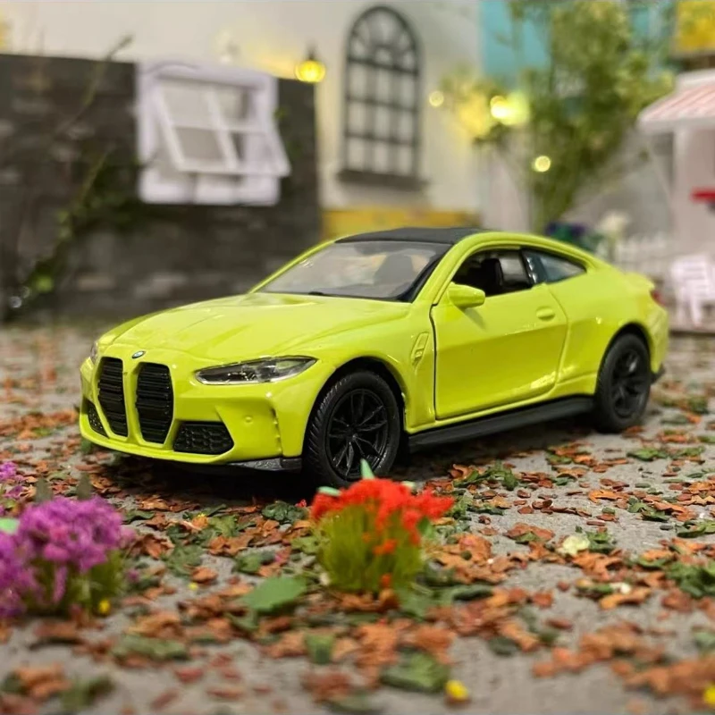 

WELLY 1:36 BMW M4 sports car High Simulation Diecast Car Metal Alloy Model Car Children's toys collection gifts B789