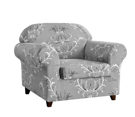 

Floral Armchair Slipcover, Gray Office Furniture Office Sofa