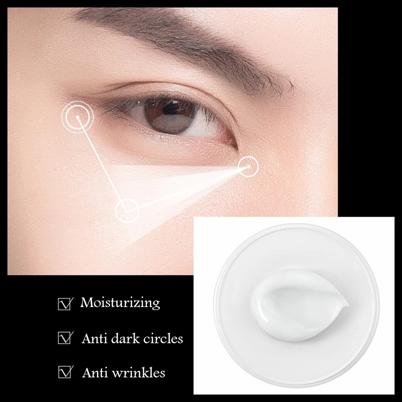 1/2/3 قطعة VENZEN كريم عين للرجال مضاد للهالات السوداء إزالة أكياس العين ثبات ترطيب عيون كريم للرجال عيون العناية بالبشرة