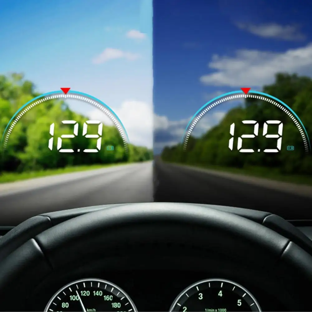 

M8 HUD Better Than A100S HUD Car HUD Head Up Display OBD2 Overspeed Warning Auto Electronic Water Temperature Car Accesories