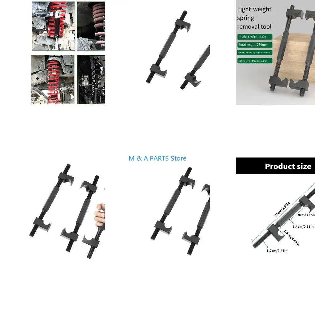 U1JF High Strength Steel Spring Compressor Heavy Duty Spring Compressor Manual Repair for Car Repair Shops & Home Garages