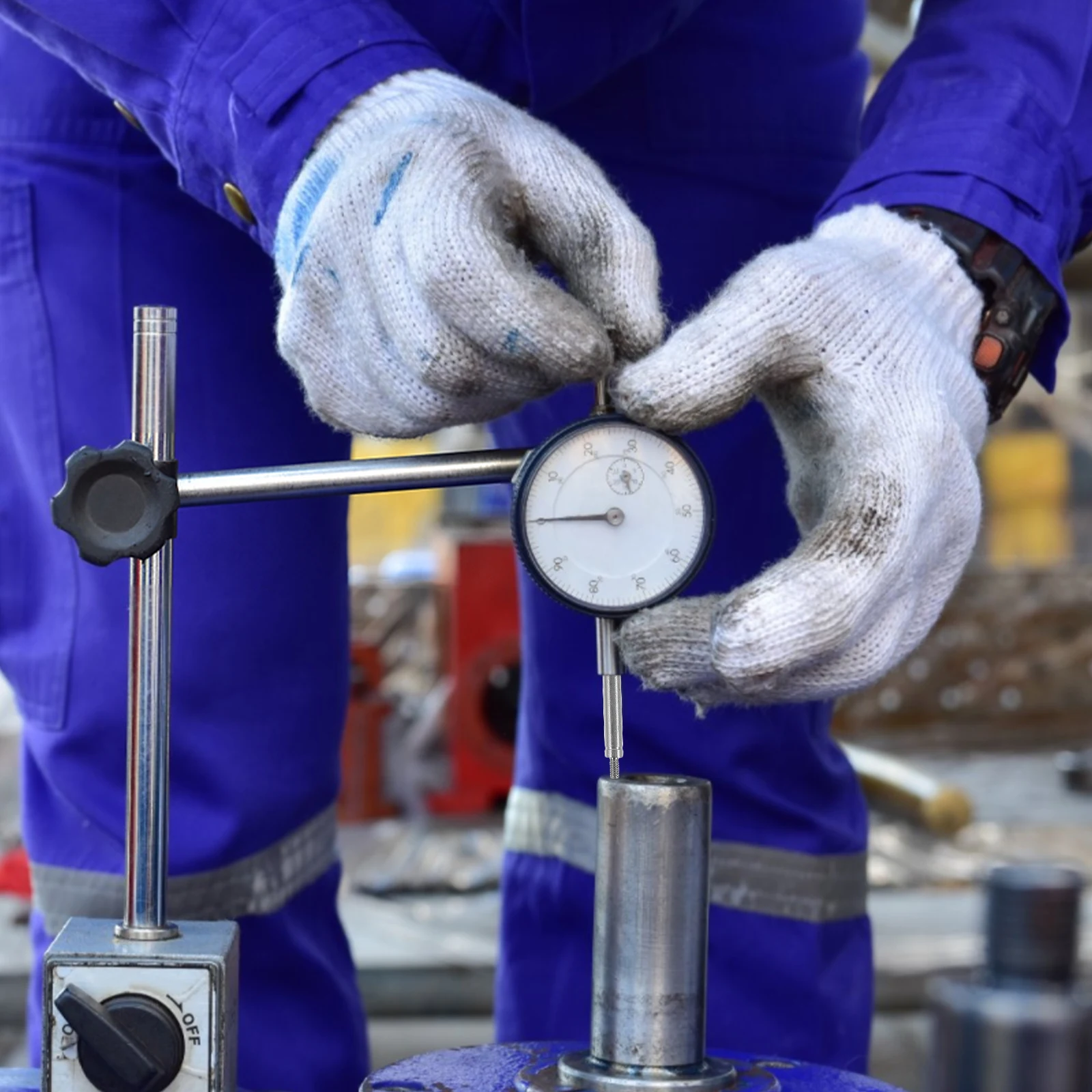 

6 Piece Indicator Extended Rods 1 6 Inch Stainless Steel Extension Dial Indicator Extended Rods Stems Replaceable Tips