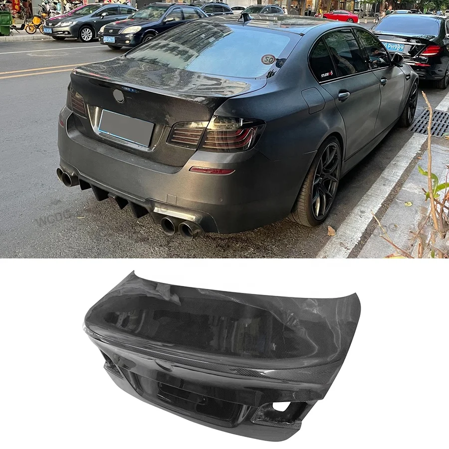 

High Quality Suitable for F10 F18 Carbon Fiber Car Spoiler, Rear Trunk Lid Body Kit