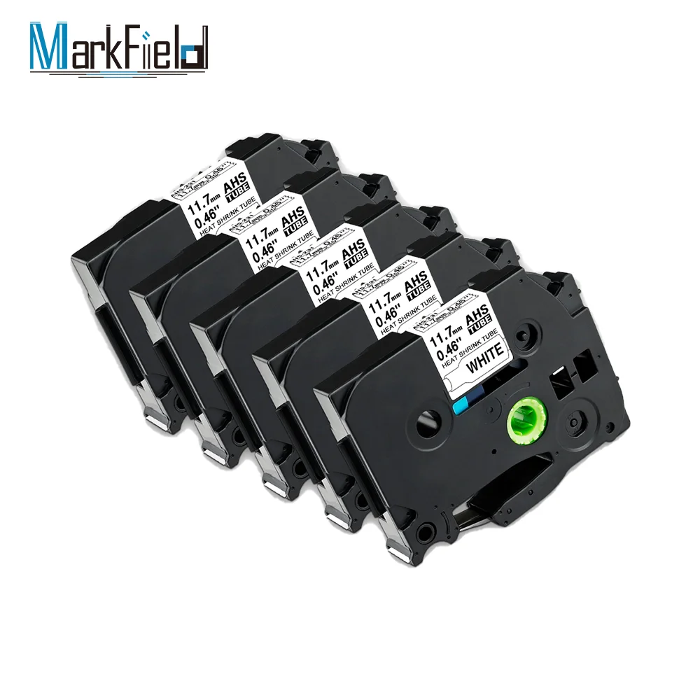 5/10PK Compatible Brother Heat Shrink Tube Tape HSe-231 HSe-211 HSe-631 6-24mm for P-touch PT-E550W E300 E500 P750WVP P900 P950W