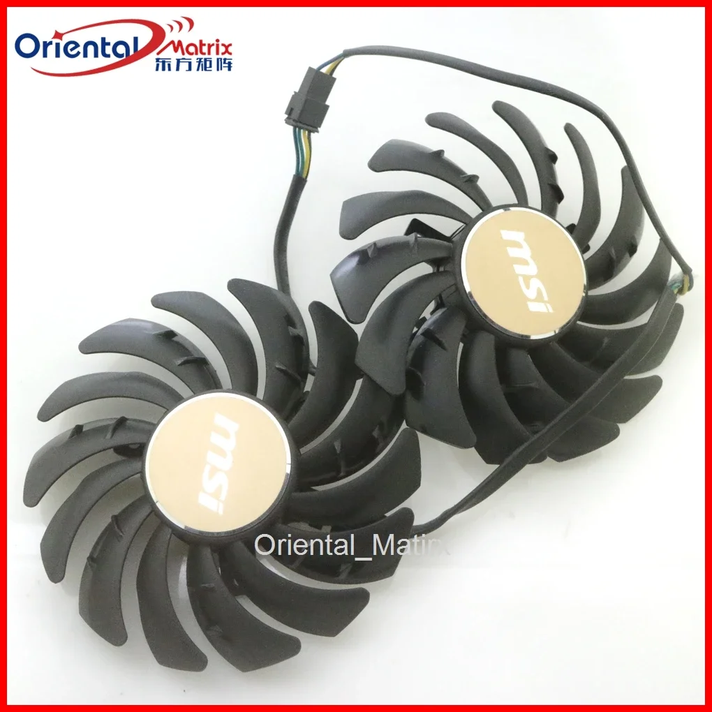 PLD09210S12HH 85mm 12V 0.40A 4Pin VGA Fan For MSI RX5700XT 5700 8GB EVOKE MECH Video Graphics Card Cooler Cooling Fan