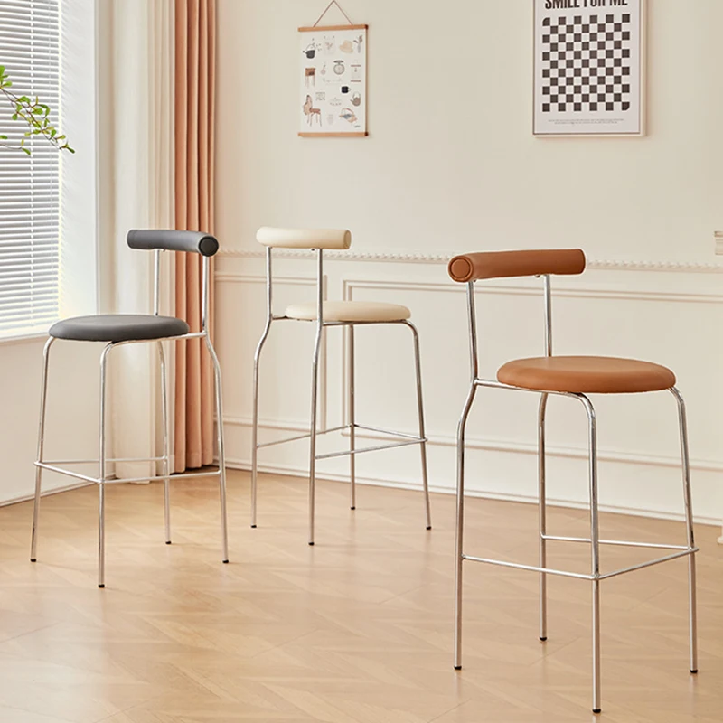 

For Metal Modern Bar Stools Kitchen Design High Home Bar Stool Luxury Bedroom Sillas Para Comedor Restaurant Furniture