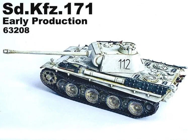 1/72 German DG63208 Sd.Kfz.171 G-type model early type  Finished product collection model