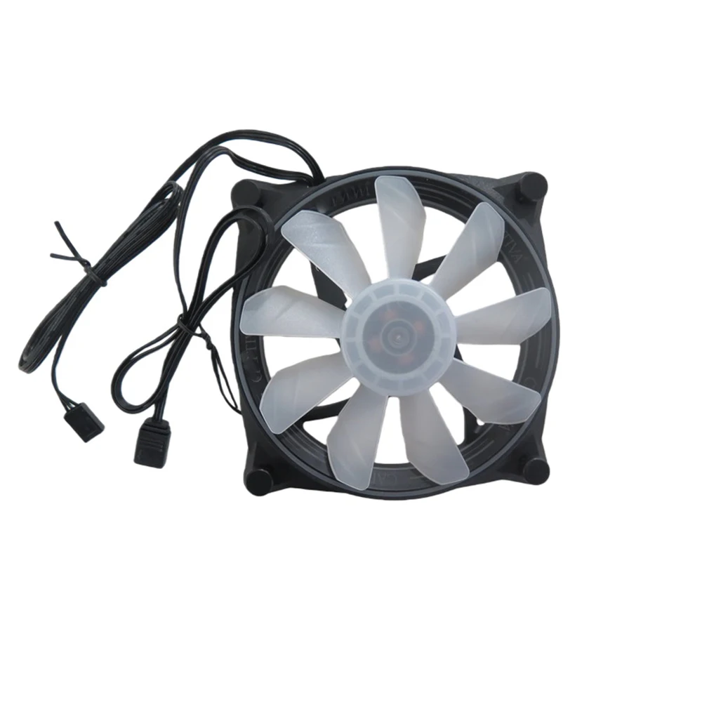Cooling Fan BDH12025S DC12V 0.14+-0.05A 120*120*25MM With RGB 3PIN New
