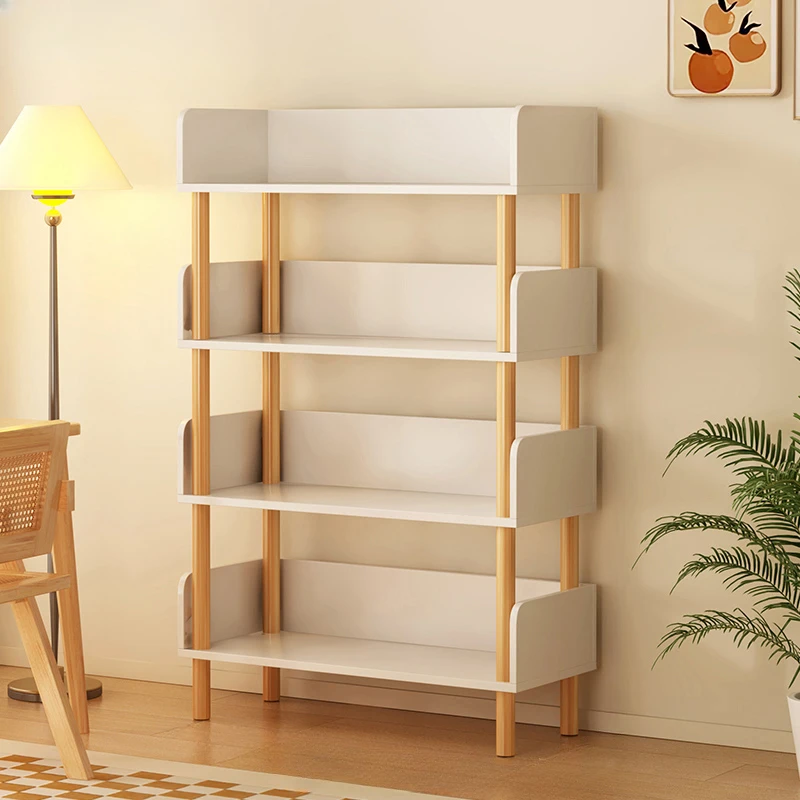 White Modern Bookcases Kitchen Organizer Baby Book Magazine Filing Bookshelf Office Doll Etagere Rangement Nordic Furniture