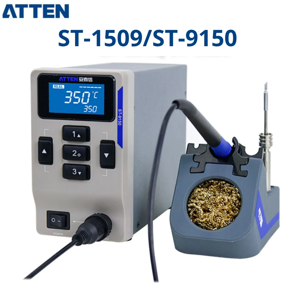 

ATTEN ST-1509 Soldering Station Professional Electronic 150W 220V Soldering Iron Auto Sleep For Cell-Phone BGA PCB Repair Tool