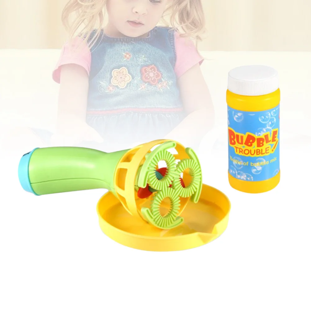 Electric Fan Bubble Machine For Kids Premium Abs Safe With Fan Tray Thousands Of Bubbles Outdoor Pool Beach