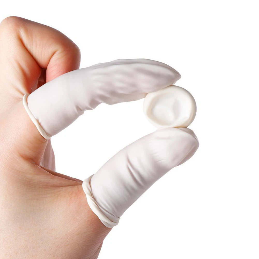 Rubber Gloves Non-slip Finger Cots Spray Painting Electronic Home Furnishing Industrial Jewelry Cleaning Latex Nail Art