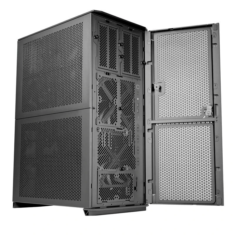 Chassis, aluminum body/modular structure/support dual power supply