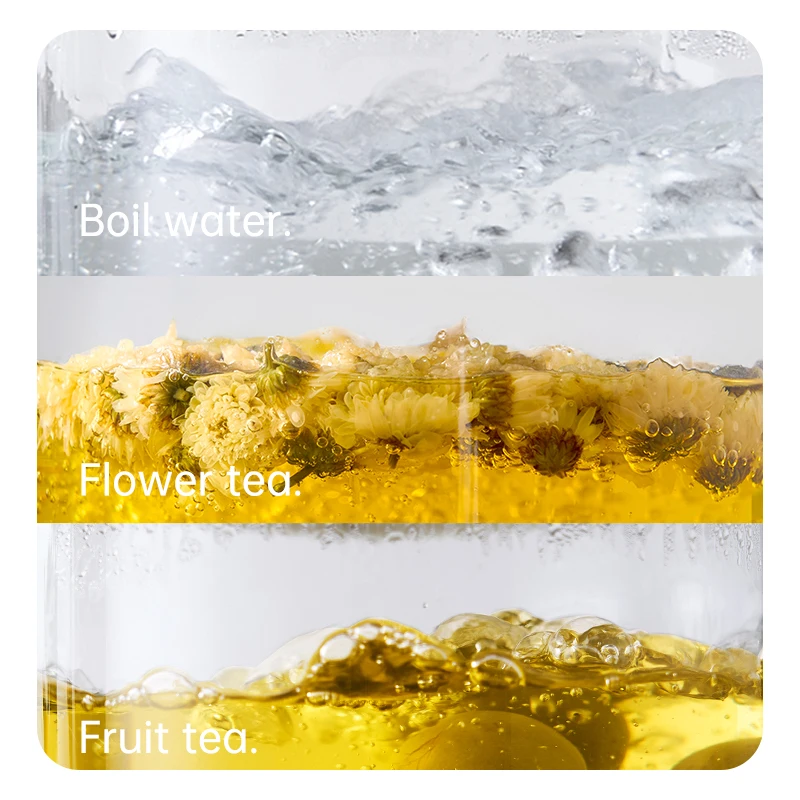 Pote de saúde de torneira, guisado e fervente em um, pote multifuncional de grande capacidade para fazer chá e água fervente