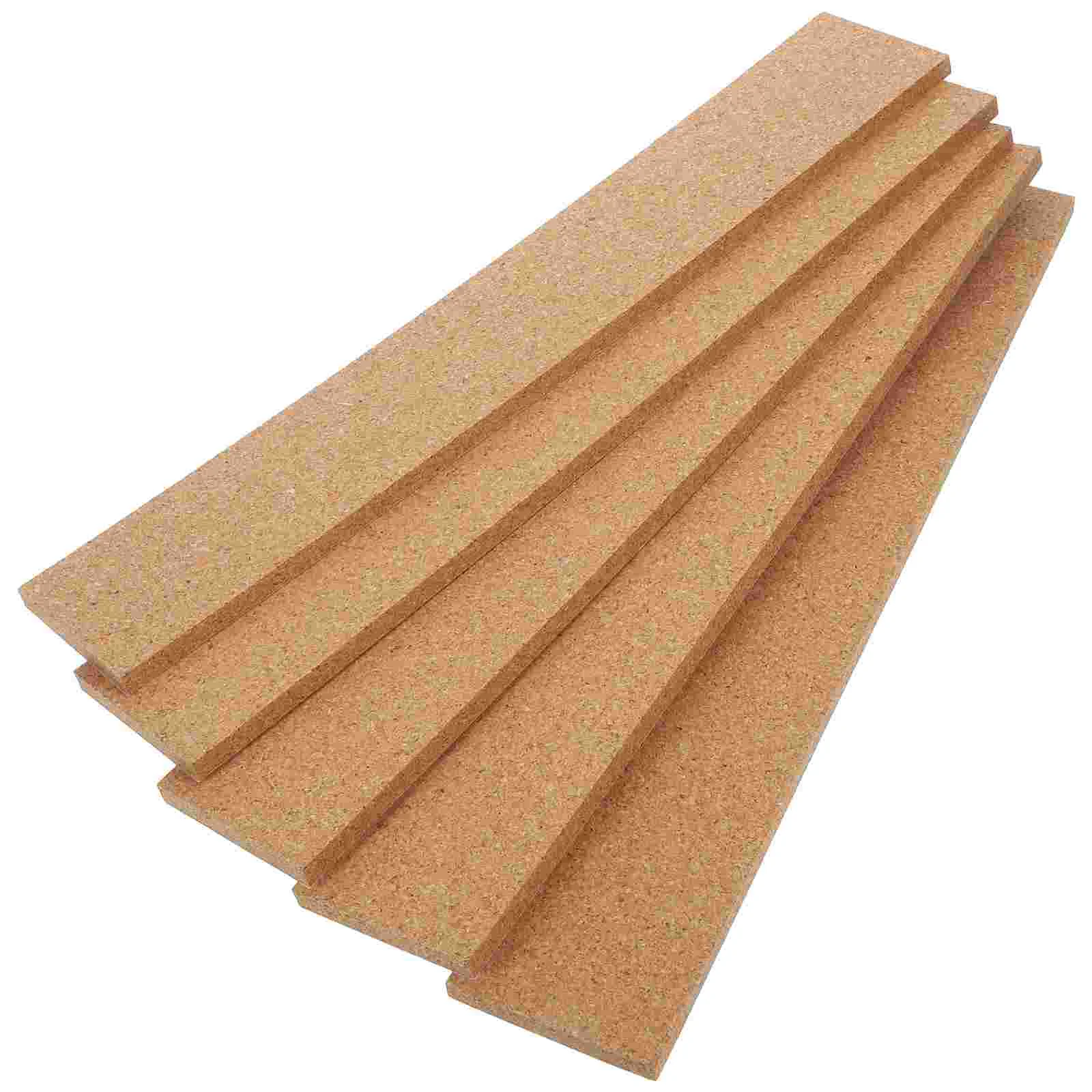 5 Pcs Frameless Bulletin Board Strip Adhesive Cork Boards Bars Announcement Strips Wall Photo for Walls Memo