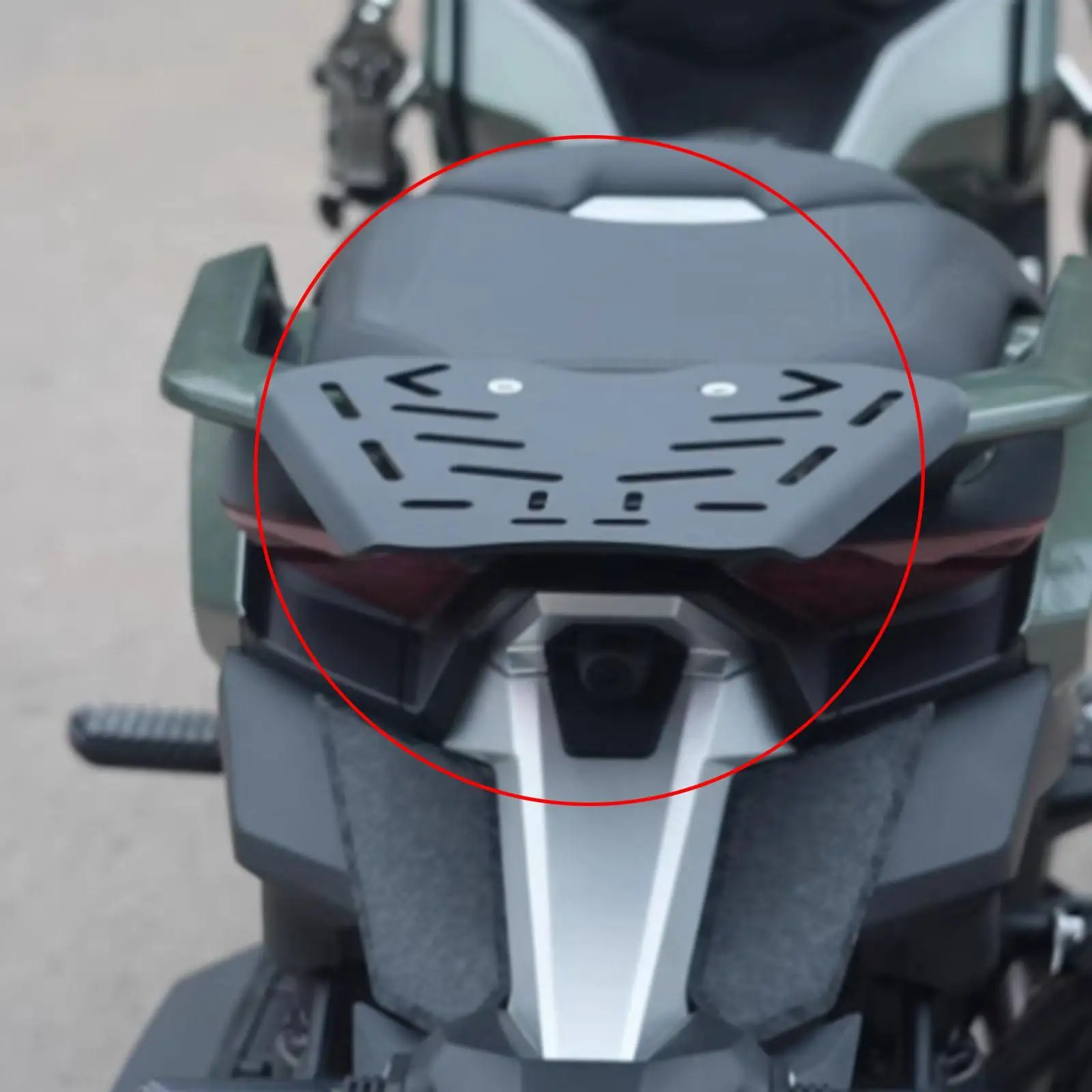 

Motorbike Rear Luggage Rack Sturdy Multipurpose Easy to Install Modification Rear Carrier for Auto Truck Spare Parts