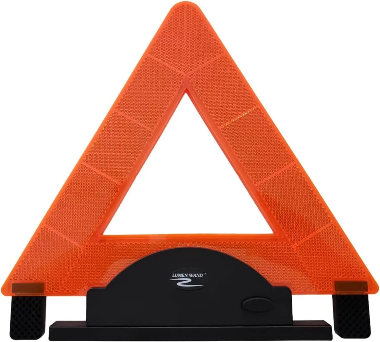 

3-Pack LED Warning Triangles with 360° Reflectivity for Road Emergencies, Metal Base