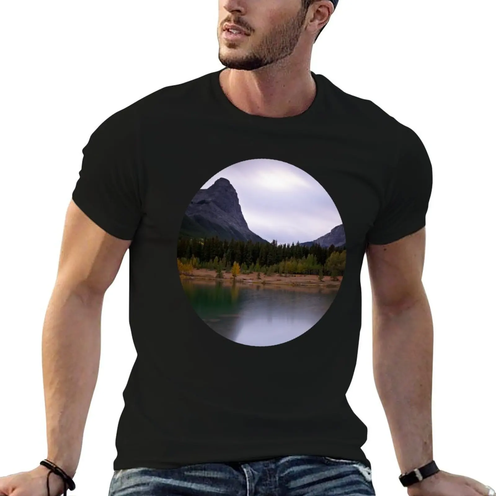 Ha Ling Peak Canada T-Shirt new edition vintage clothes Men's clothing